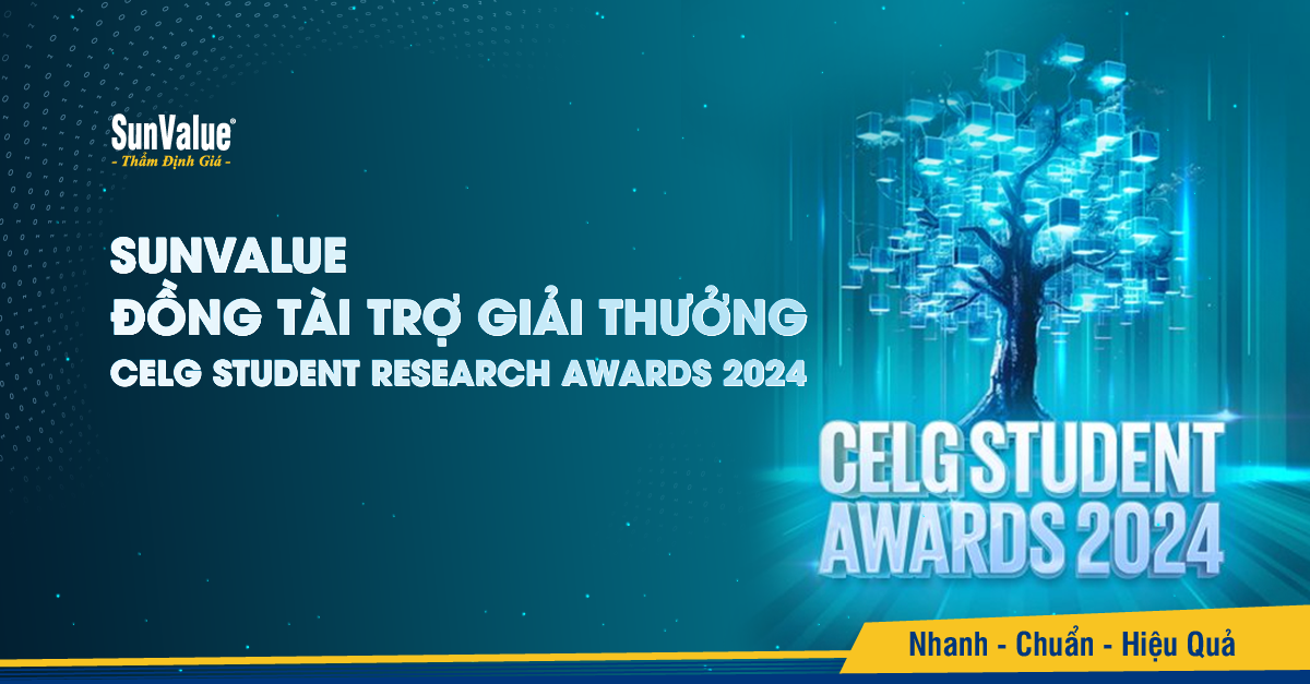 SUNVALUE ĐỒNG TÀI TRỢ GIẢI THƯỞNG CELG STUDENT RESEARCH AWARDS 2024