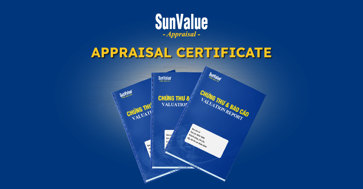 CONTENT AND VALIDITY PERIOD OF APPRAISAL CERTIFICATE