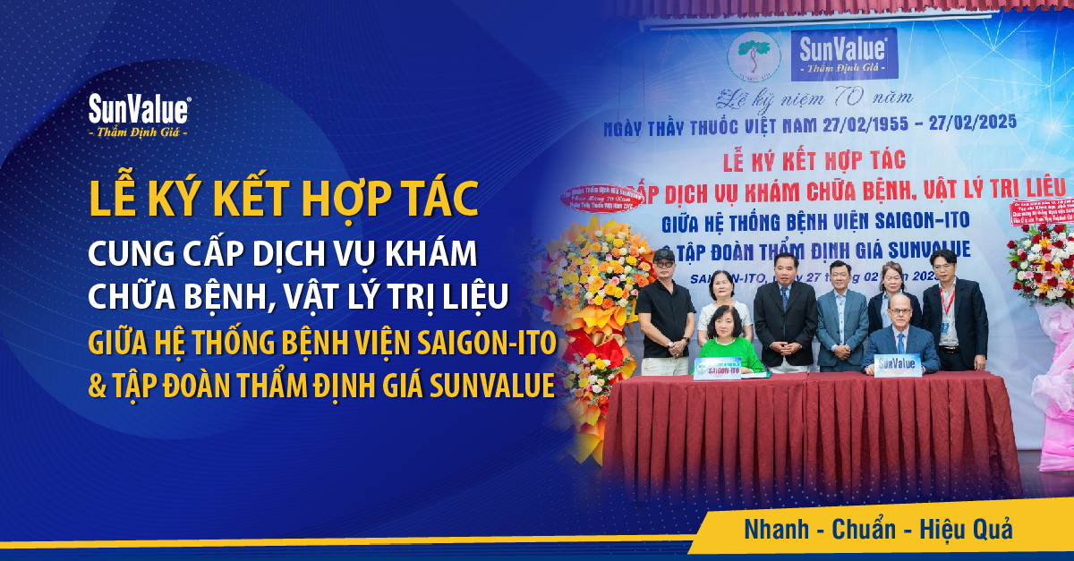 LỄ KÝ KẾT HỢP TÁC CUNG CẤP DỊCH VỤ KHÁM CHỮA BỆNH, VẬT LÝ TRỊ LIỆU GIỮA HỆ THỐNG BỆNH VIỆN SAIGON-ITO & SUNVALUE