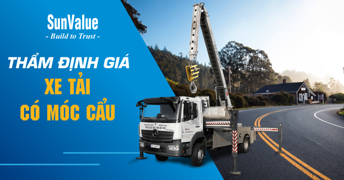 THẨM ĐỊNH GIÁ XE TẢI CÓ MÓC CẨU