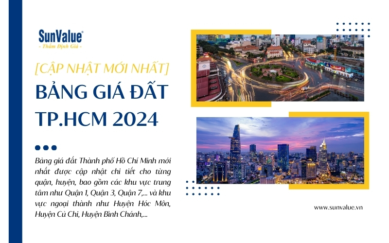 Bảng giá đất TP.HCM mới nhất 2024