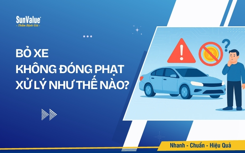Hệ quả pháp lý khi bỏ xe không đóng phạt