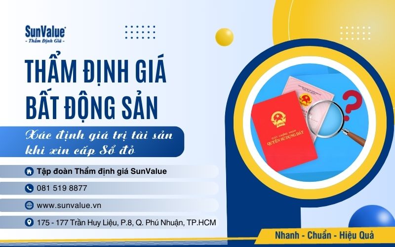 SunValue là đơn vị hàng đầu cung cấp dịch vụ thẩm định giá bất động sản cho cá nhân, doanh nghiệp và tổ chức tài chính