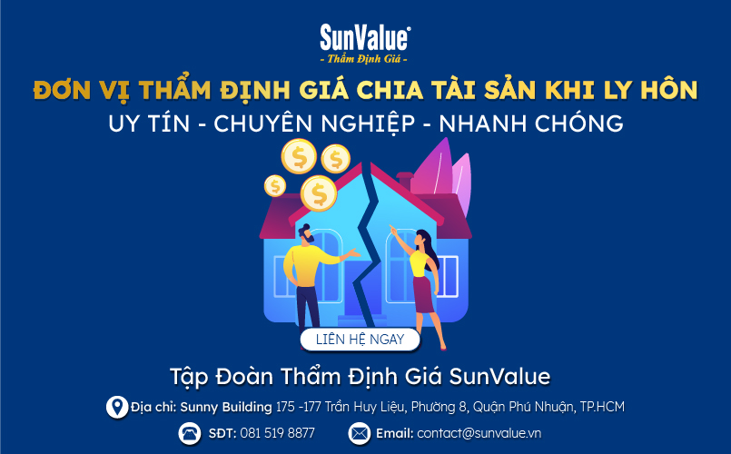 SunValue - Đơn vị thẩm định giá chia tài sản khi ly hôn uy tín - chuyên nghiệp - nhanh chóng