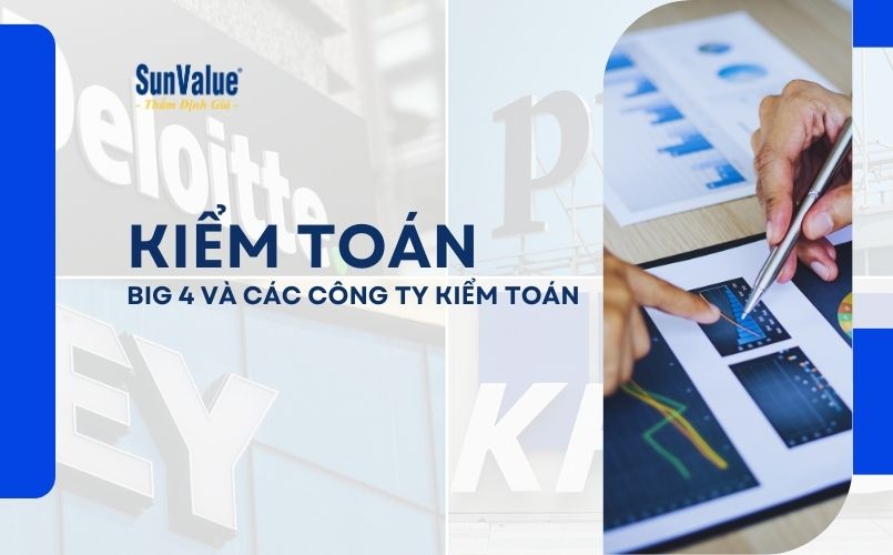 Big 4 kiểm toán hiện nay bao gồm KPMG, Deloitte, EY và PwC