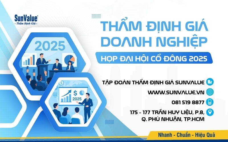 SunValue thẩm định giá trị doanh nghiệp, hỗ trợ doanh nghiệp họp đại hội cổ đông 2025
