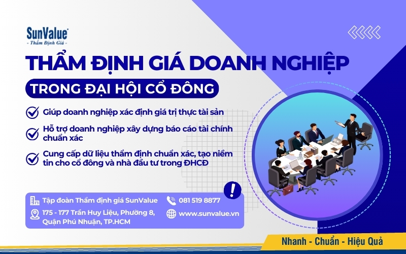 SunValue cung cấp dịch vụ thẩm định giá doanh nghiệp hỗ trợ doanh nghiệp lập báo cáo tài chính chuẩn xác