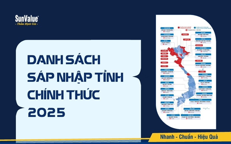 Danh sách sáp nhập tỉnh chính thức năm 2025