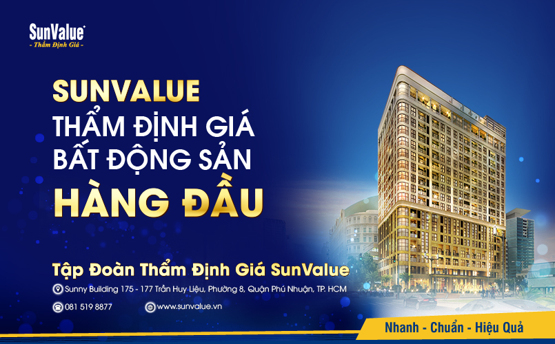 SunValue là đơn vị thẩm định giá bất động sản hàng đầu thị trường