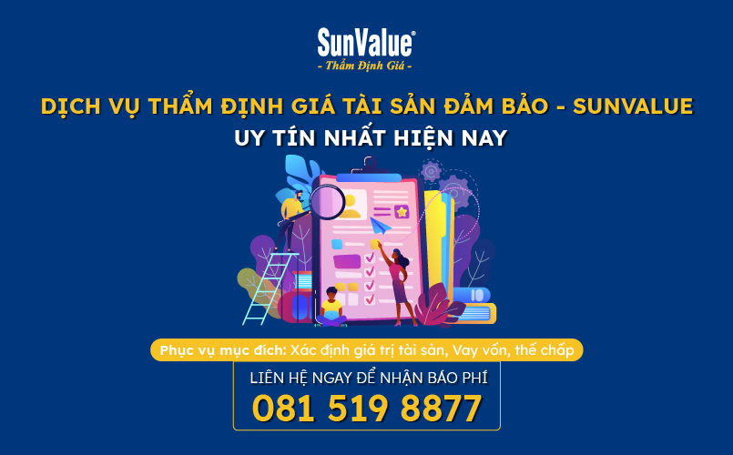 Dịch vụ thẩm định giá tài sản đảm bảo SunValue