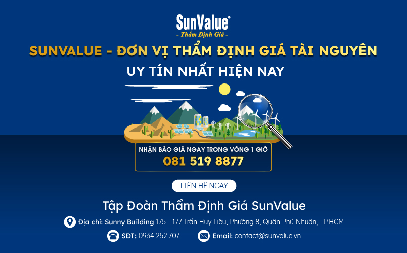 SunValue - đơn vị cung cấp dịch vụ thẩm định tài nguyên uy tín nhất hiện nay