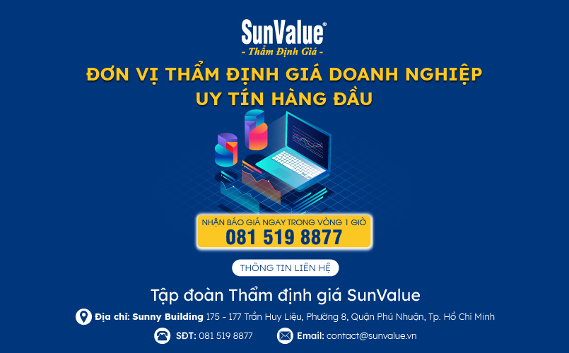 SunValue - Đơn vị thẩm định giá doanh nghiệp uy tín hàng đầu