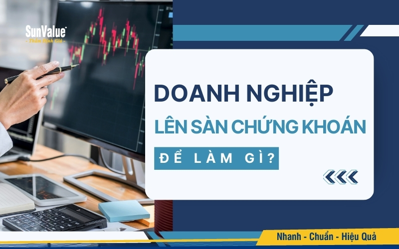 Lên sàn chứng khoán là quá trình công ty phát hành cổ phiếu lần đầu ra công chúng (IPO) và niêm yết trên sàn giao dịch chứng khoán