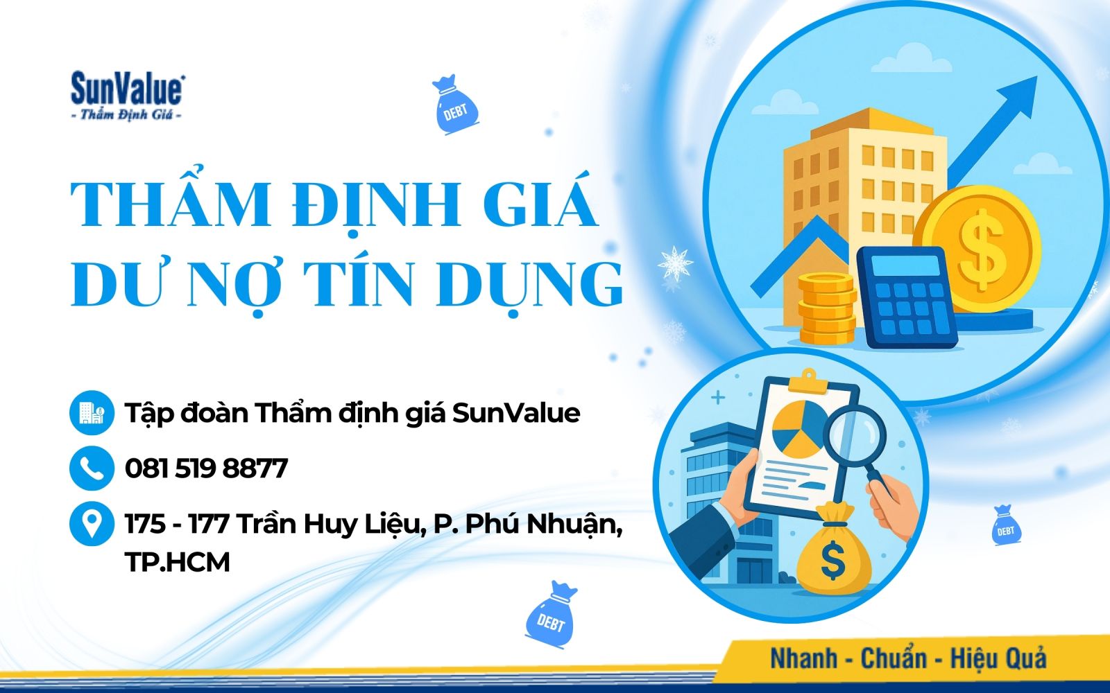 SunValue thẩm định giá dư nợ tín dụng