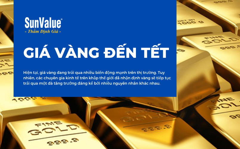 Từ nay tới Tết, giá vàng được dự đoán sẽ tiếp tục tăng