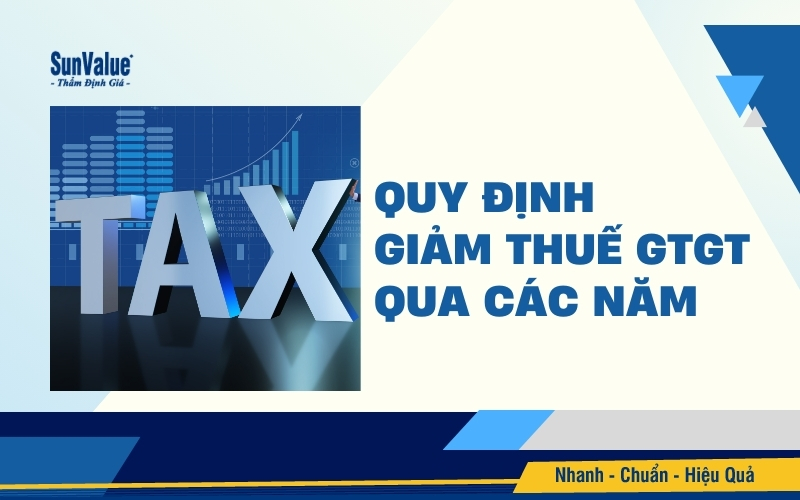 Quy định giảm thuế GTGT qua các năm