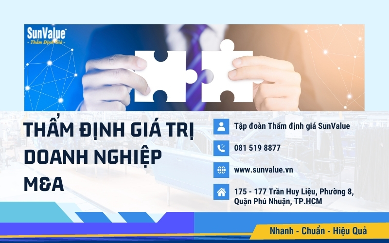 SunValue cung cấp dịch vụ thẩm định giá doanh nghiệp chuyên nghiệp và toàn diện cho các thương vụ M&A tại Việt Nam và quốc tế