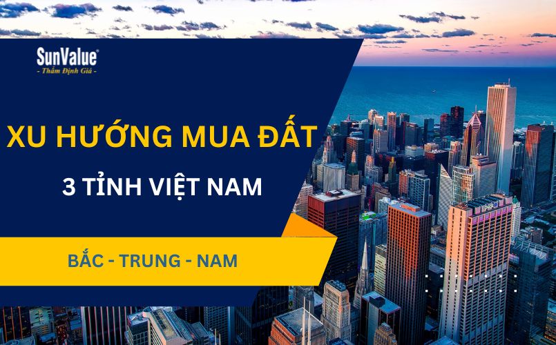 Xu hướng mua đất 3 miền