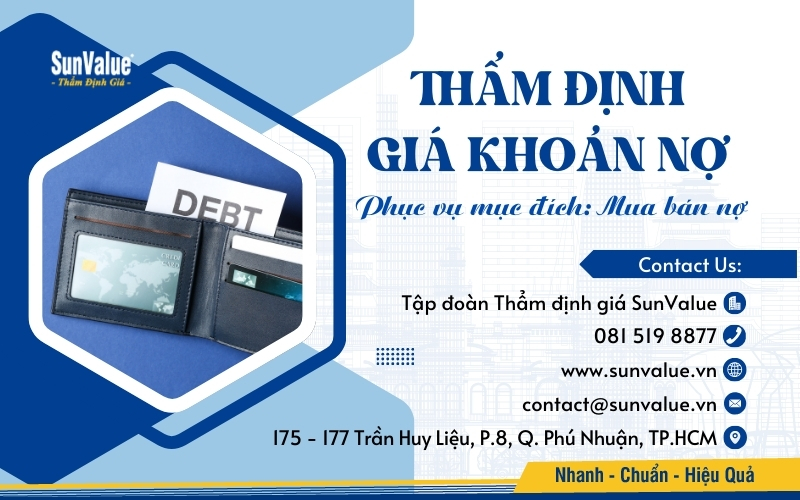SunValue tự hào là đơn vị tiên phong cung cấp dịch vụ thẩm định giá khoản nợ chuyên nghiệp