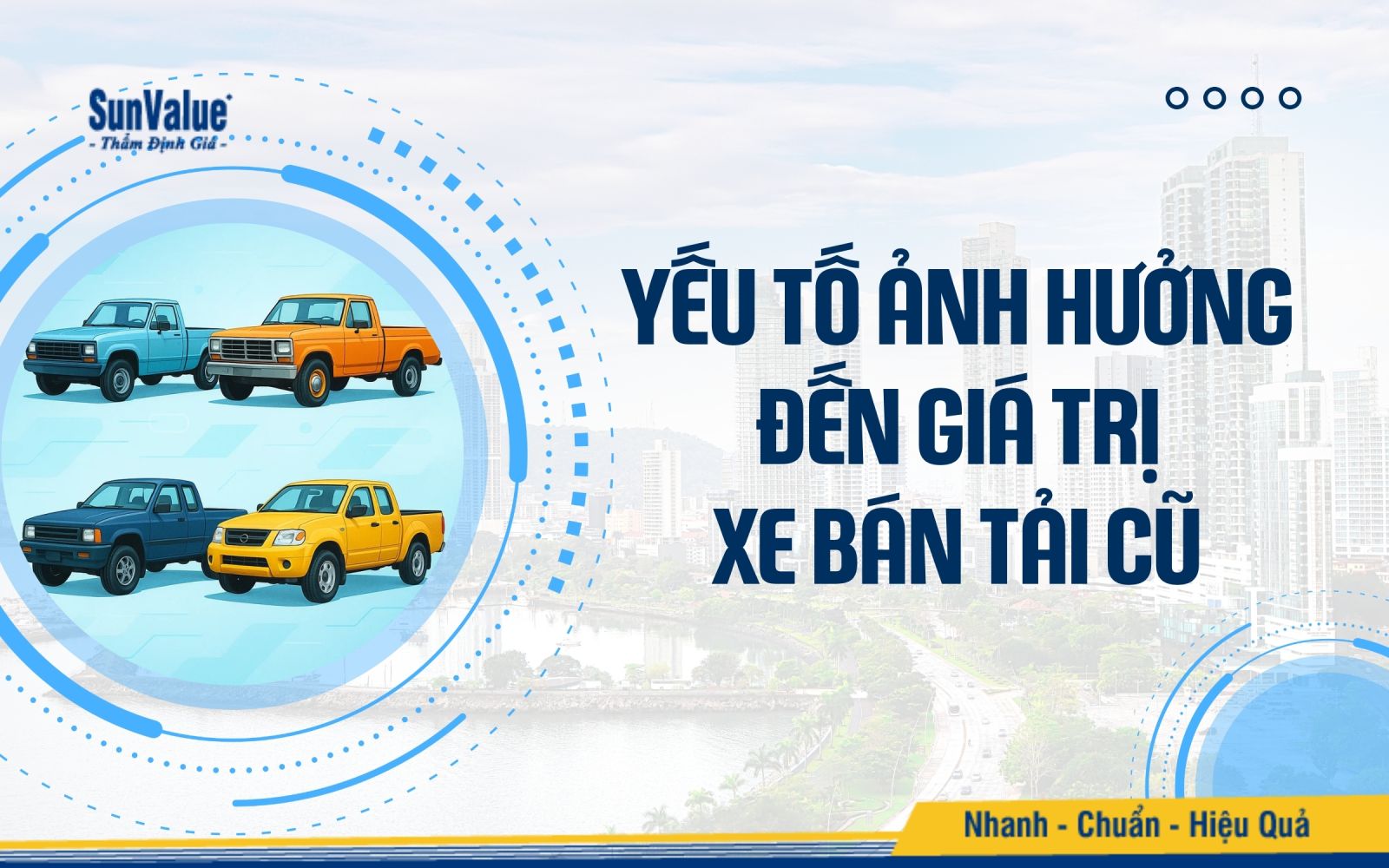 Những yếu tố ảnh hưởng đến giá trị xe bán tải cũ