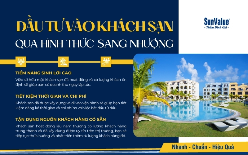 Đầu tư vào khách sạn qua hình thức sang nhượng