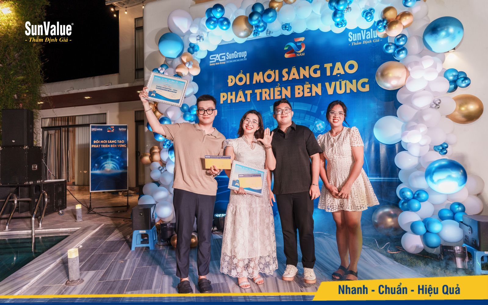 Trao giải Nhất - Nhì - Ba mini game “SunValue là Nhà – 23 năm Gắn Kết”