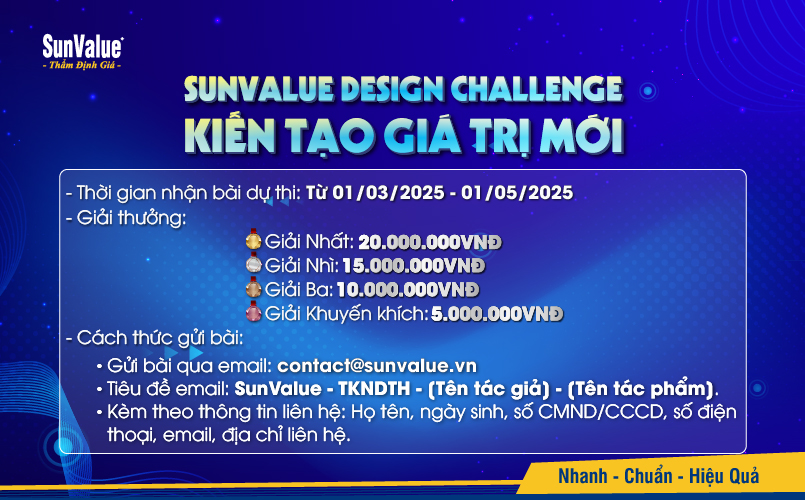 Giải thưởng cuộc thi “SunValue Design Challenge - Kiến tạo giá trị mới” 