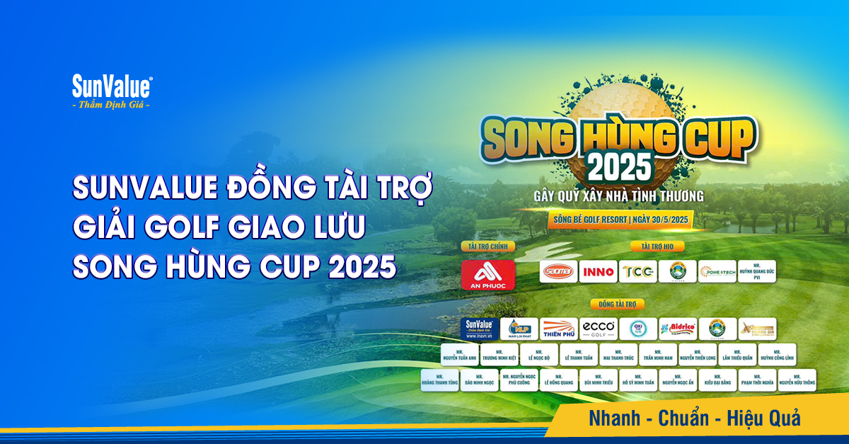 SunValue là đơn vị đồng tài trợ Giải Golf Giao lưu Song Hùng Cup 2025