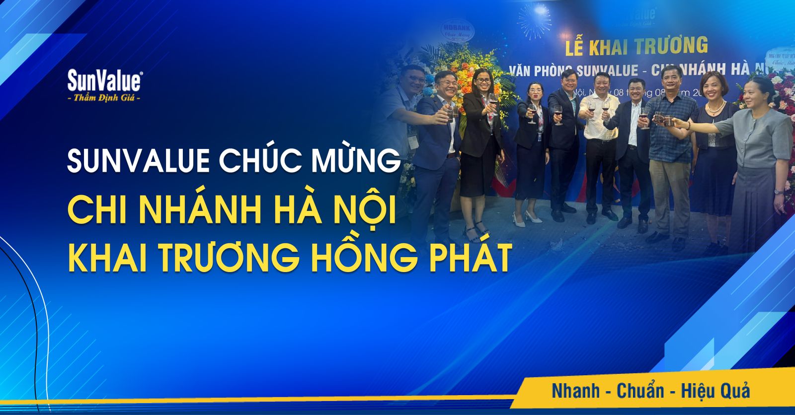 Tập đoàn Thẩm định giá SunValue tổ chức lễ khai trương chi nhánh Hà Nội