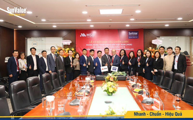 Sự kiện ký kết này là bước khởi đầu cho một hành trình hợp tác lâu dài của MSB và SunValue