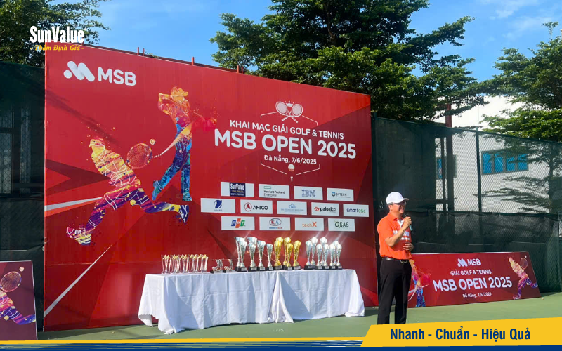 Ông Nguyễn Hoàng Linh, Tổng Giám đốc MSB phát biểu tại MSB Open 2025