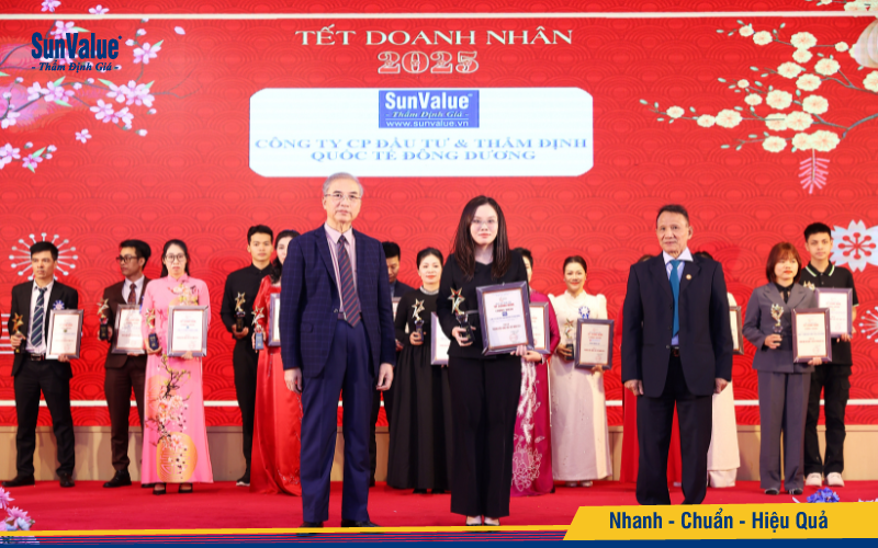 Tập đoàn Thẩm định giá SunValue đã được vinh danh trong hạng mục Top 10 Thương hiệu hàng đầu Việt Nam 2024