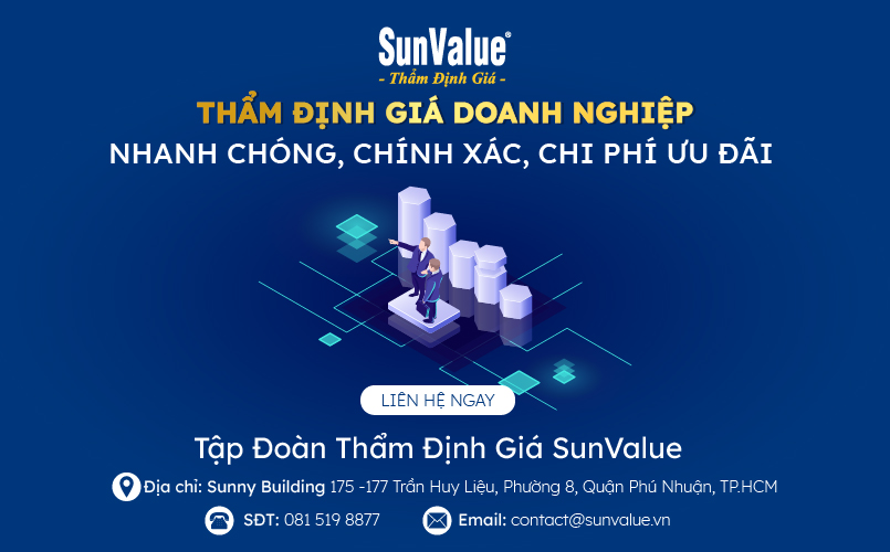 SunValue - đơn vị thẩm định giá doanh nghiệp hàng đầu hiện nay