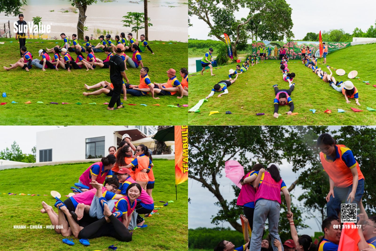 Khởi động team building buổi chiều