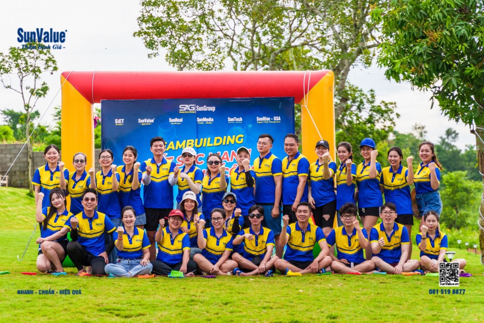 Khởi đầu ngày mới là chuỗi các hoạt động Team Building ngoài trời thú vị