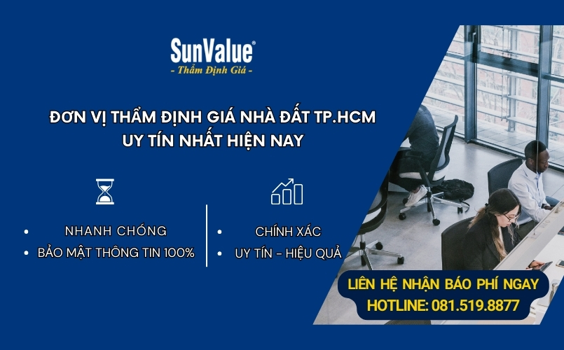 SunValue - Công ty thẩm định giá nhà đất uy tín nhất TP.HCM