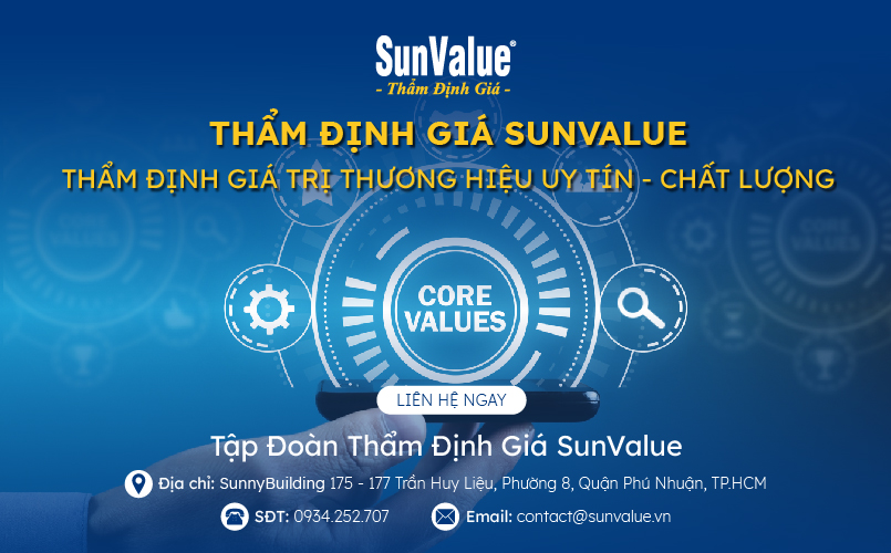 SunValue - Đơn vị thẩm định giá trị thương hiệu uy tín, chất lượng