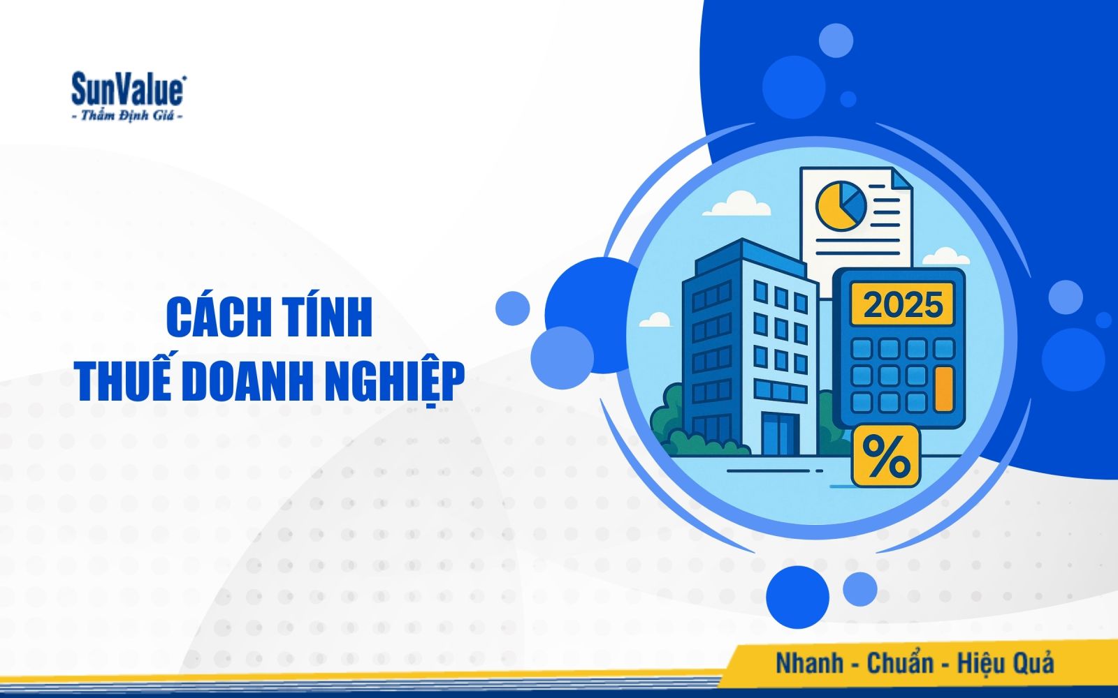 Cách tính thuế doanh nghiệp