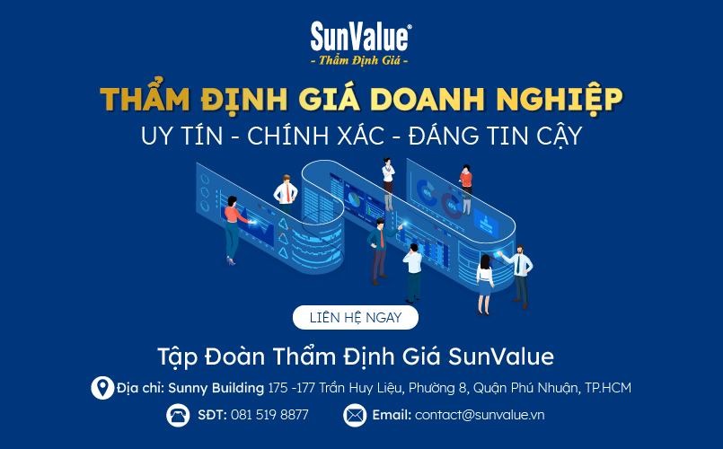 SunValue - đơn vị thẩm định giá doanh nghiệp uy tín hàng đầu