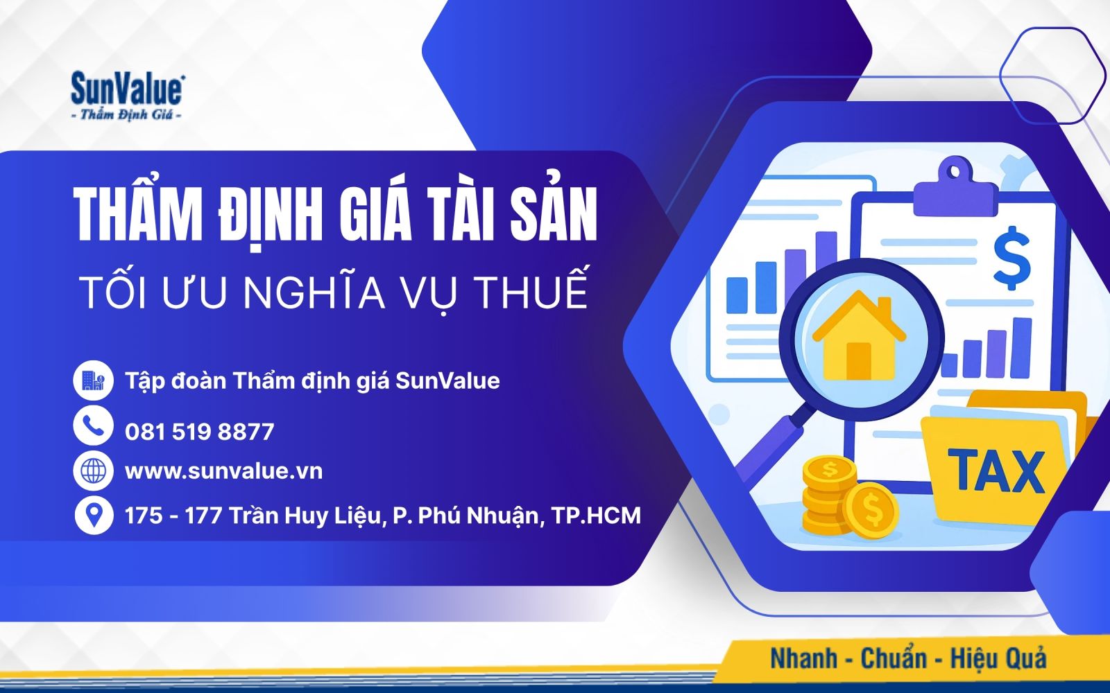 SunValue định giá trị tài sản giúp tối ưu nghĩa vụ thuế