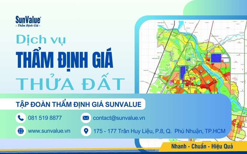Dịch vụ thẩm định giá thửa đất uy tín hàng đầu tại SunValue